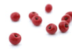 Acheter au détail 2 petites pommes rouges miniatures fimo décoration gourmande en résine