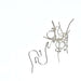 Achat en gros 10 paires dormeuses fines crochets (20 crochets) argenté 21x12 mm broches: 0.7 mmlaiton