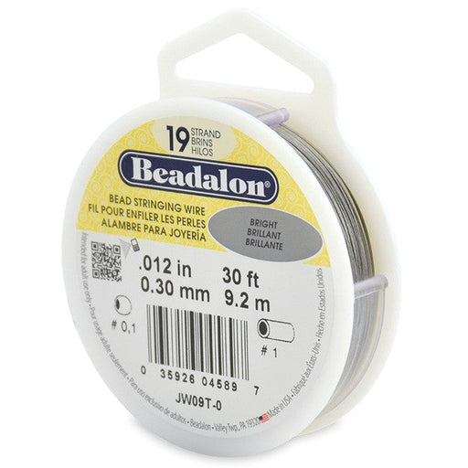 Acheter Beadalon fil càÂ¢ble 19 brins brillant 0.30mm, 9.2m (1)