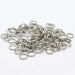 Creez avec anneaux ouverts 7mm platine x100 apprêts bijoux en acier inoxydable