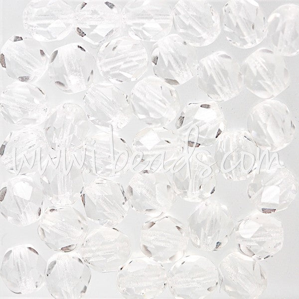 Vente Perles facettes de bohàÂ¨me crystal 6mm (50)
